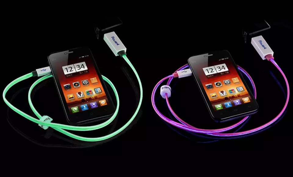 Power 4 Micro-USB LED Charging Cable - Primary Image