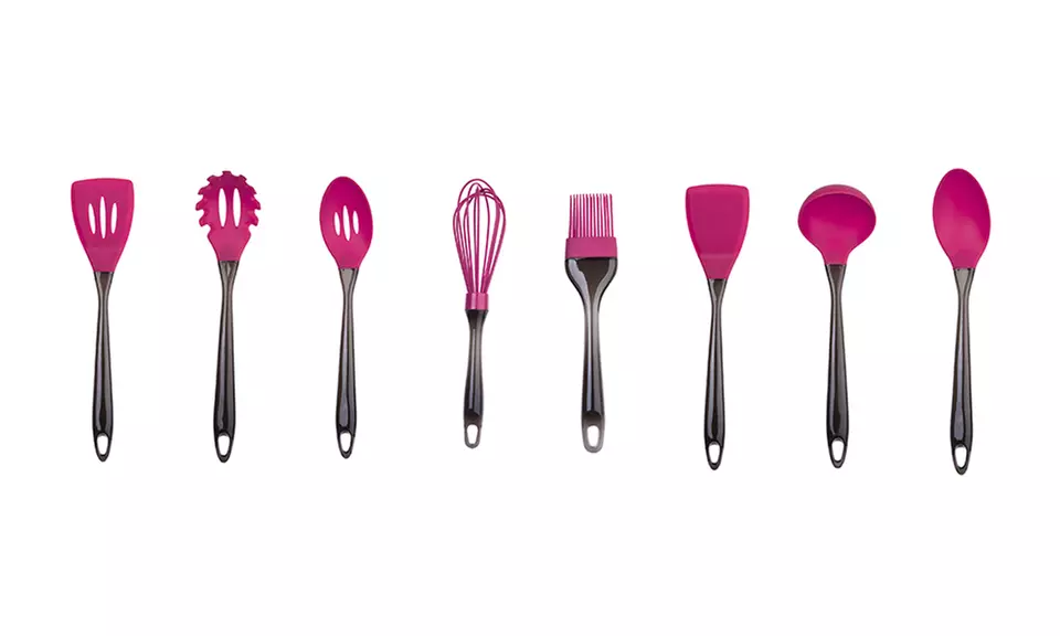 Culinary Edge by Kalorik Silicone Utensil Set (8-Piece) - Second Medium