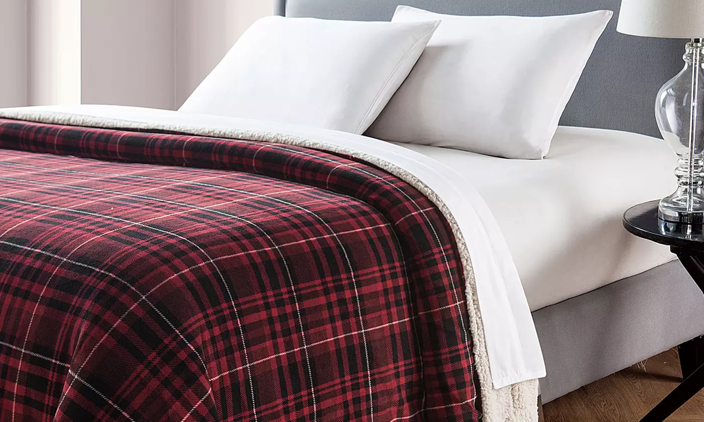 Fleece to Sherpa Reversible Blankets - Primary Image