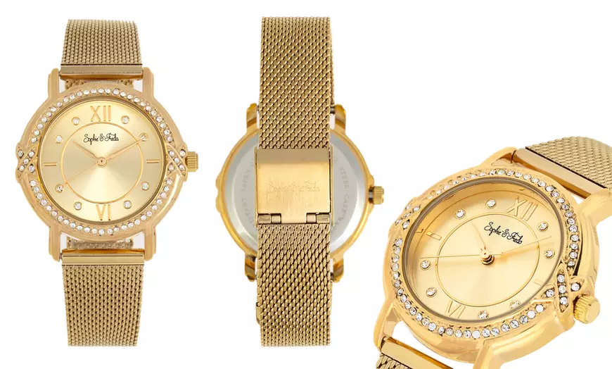 Image 4: Montre Sophie et Freda ornée de cristaux Swarovski®