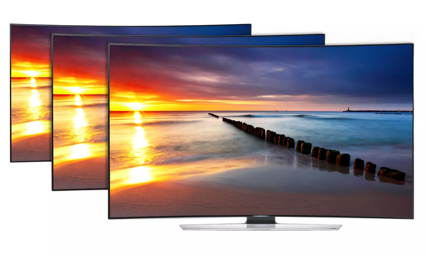 Samsung 55", 65", or 78" 4K UHD HU9000 Series Curved Smart HDTVs; from $1999.99-$4999.99 - Primary Image