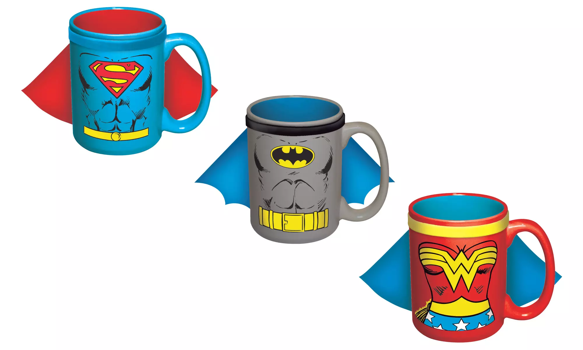 DC Comics Caped Ceramic Mugs - Primary Image