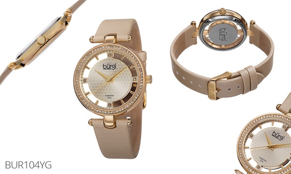 Montre best sale femme burgi