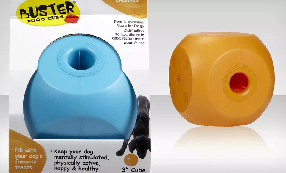 Our Pets Buster Food Cube Interactive Dog Toy in Medium or Large (Up to 44% Off). Free Returns. - Second Medium