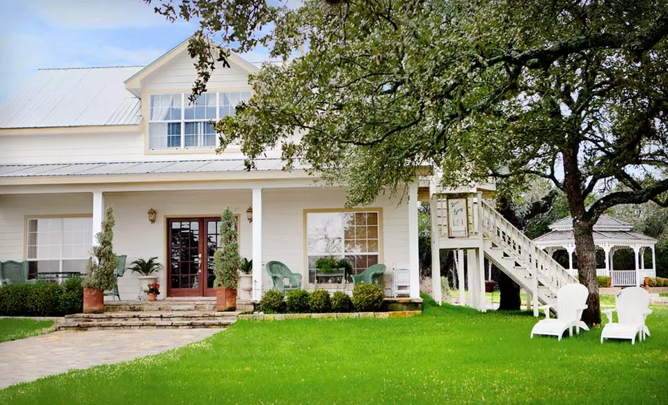 Two- or Three-Night Stay with Breakfast, Vineyard Tours, and Wine at Serenity Farmhouse Inn in Texas Hill Country - Primary Image