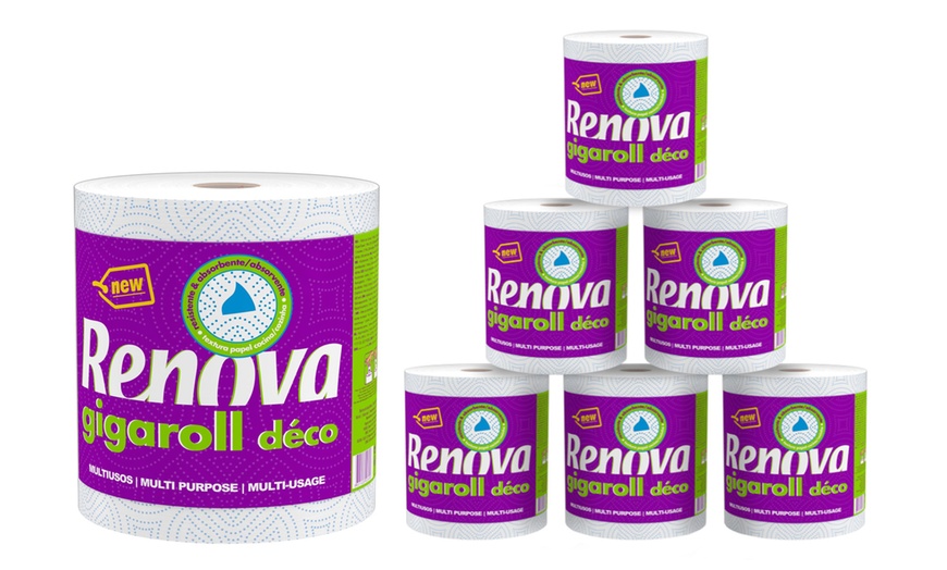 Image 1: Renova Kitchen Paper Towel Rolls