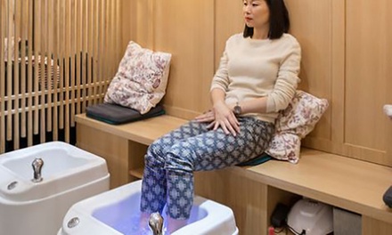 Beauté des pieds SPA avec vernis semi permanent - Dame Paris