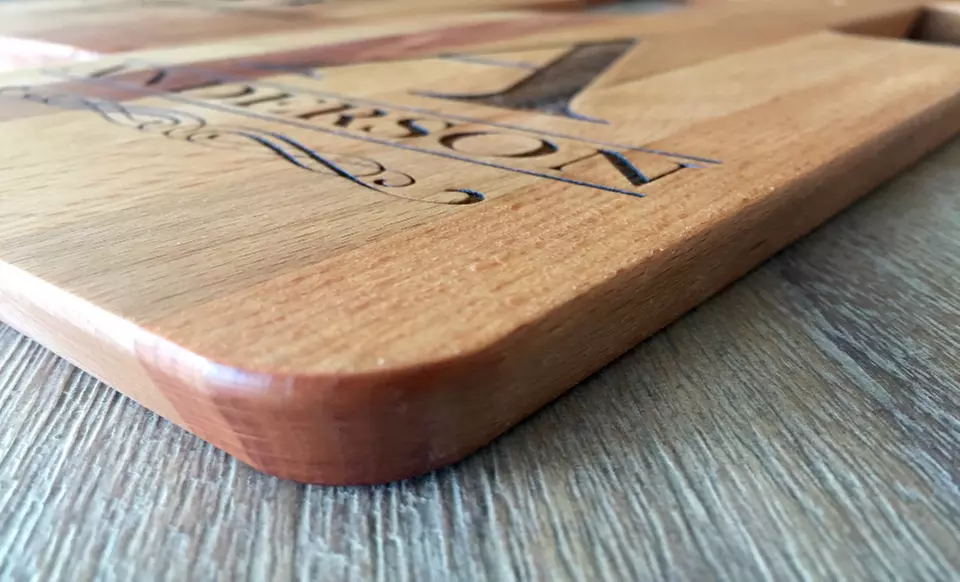 One or Two Personalized Serving Boards from American Laser Crafts (Up to 54% Off) - Second Medium