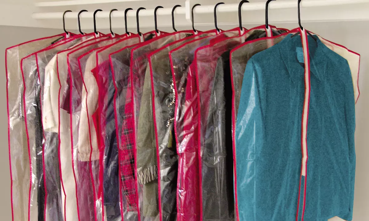 1, 2 ou 3 lots de 13 housses de protection pour les vêtements - Primary Image