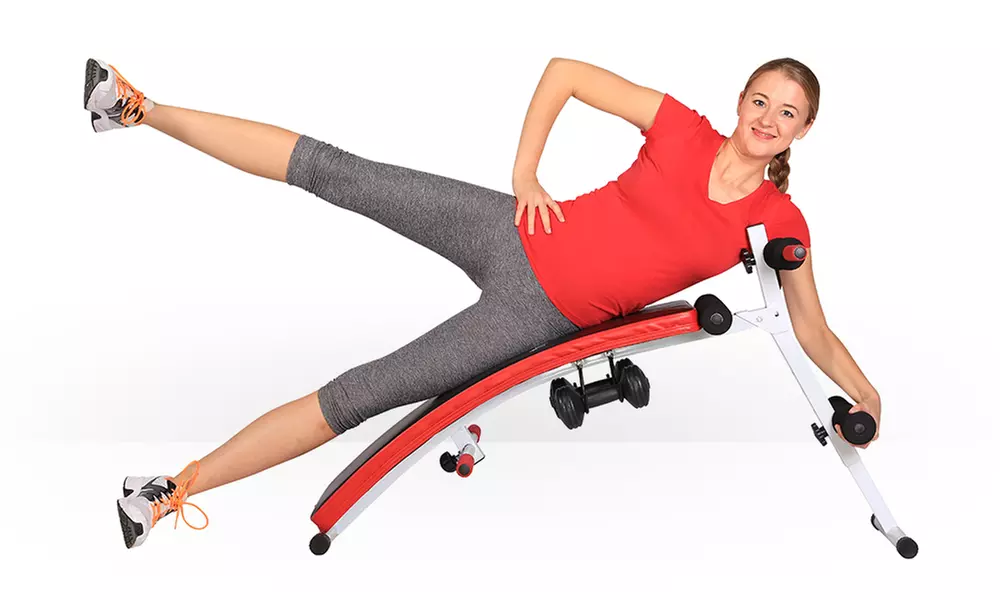 Sportplus Sit-up-Bank SP-SUB-001-W mit Gewichten - Primary Image