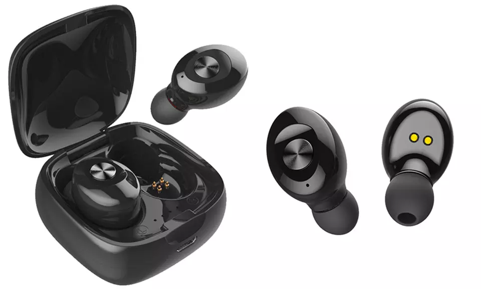 1 ou 2 paires d'écouteurs sans fil Bluetooth 5.0 avec boîtier de chargement - Primary Image