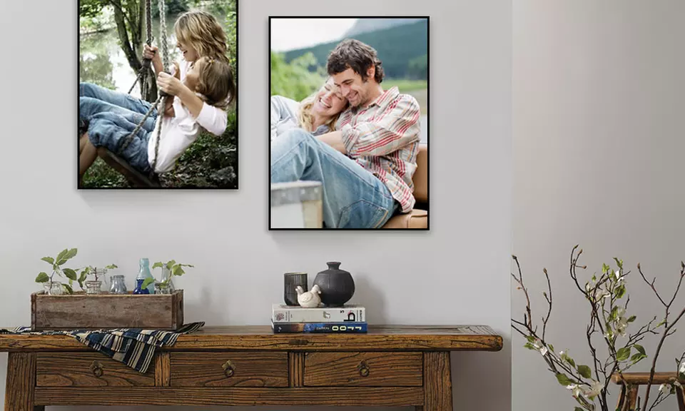 One 12"x16" SwitchArt Magnetic Frame and One or Two 12"x16" Custom Photos-to-Art Prints from Art.com (66% Off)  - Primary Image