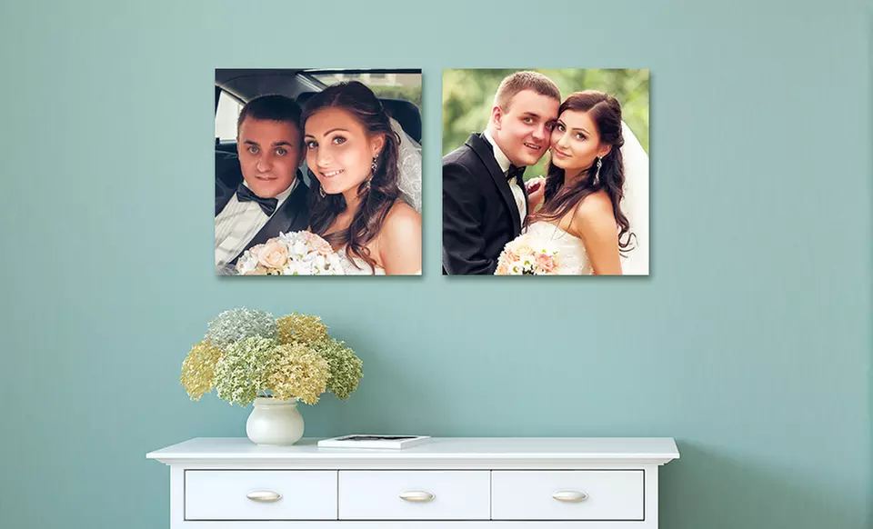 Custom Square Metal Photo Prints from Picture It On Canvas - Primary Image
