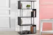 Homcom S-Shape Bookshelf - Image 3