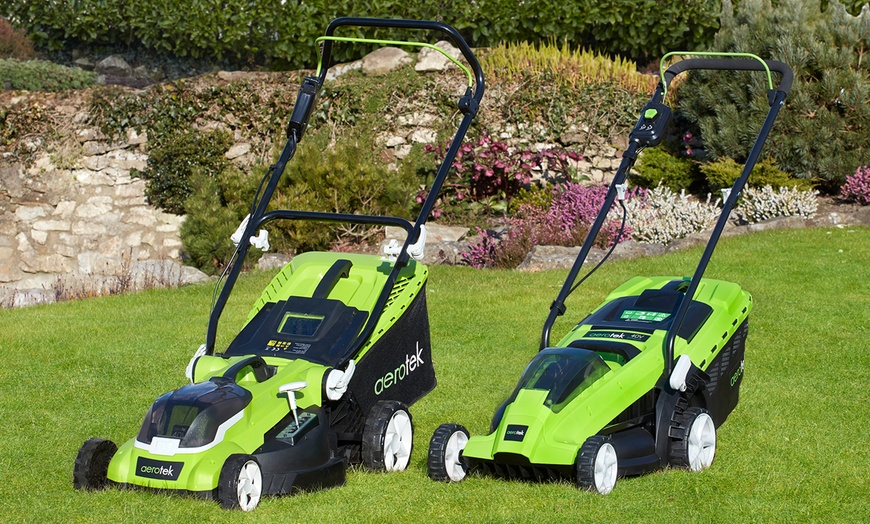 Aerotek lawnmower deals battery