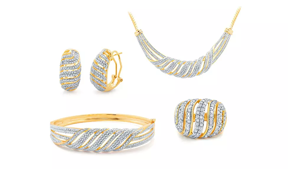 1.00 CTTW Diamond 4-Piece Jewelry Set - Second Medium