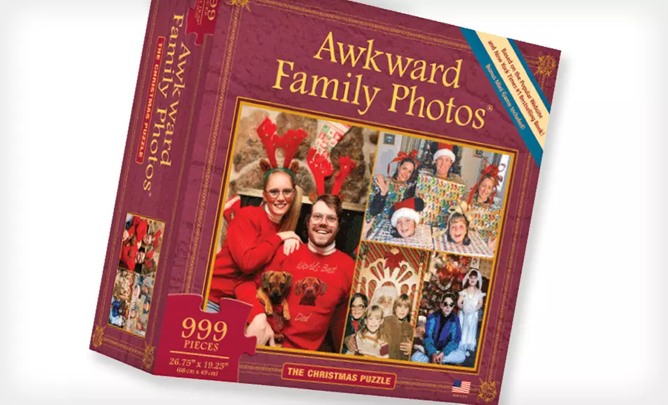 $18 for One Christmas-Themed and One Vacation-Themed “Awkward Family Photos” Puzzle ($29.98 List Price). Free Shipping. - Second Medium