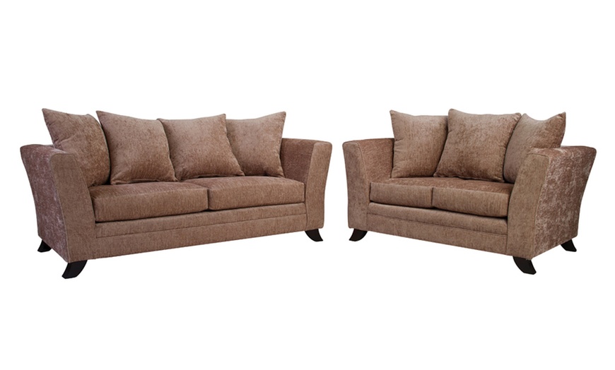 Image 5: 2-Piece Fabric Sofa Set for £399