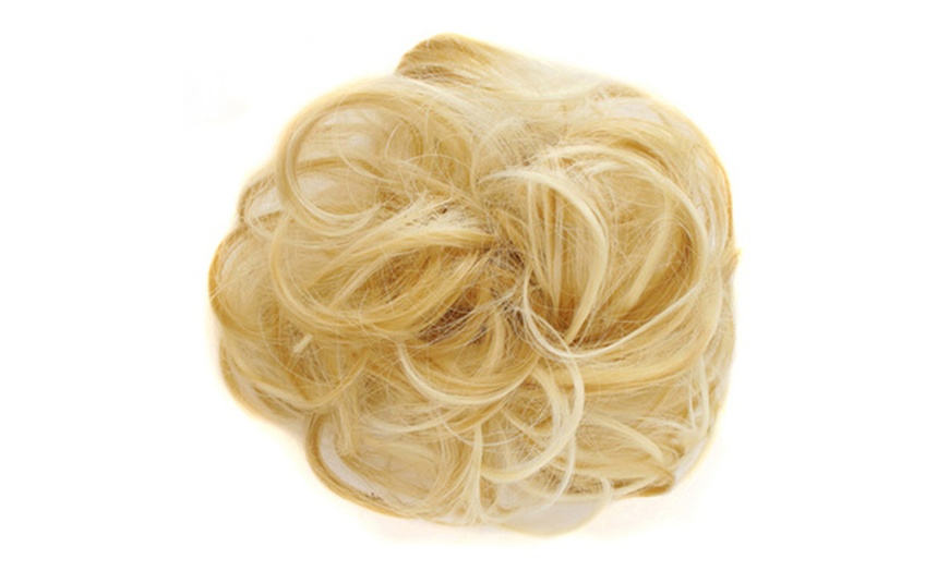 Image 4: Messy Bun Scrunchie Hair Extension