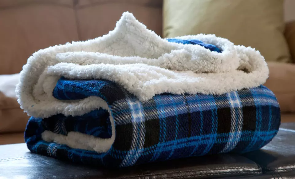 Fleece Sherpa Throws - Primary Image