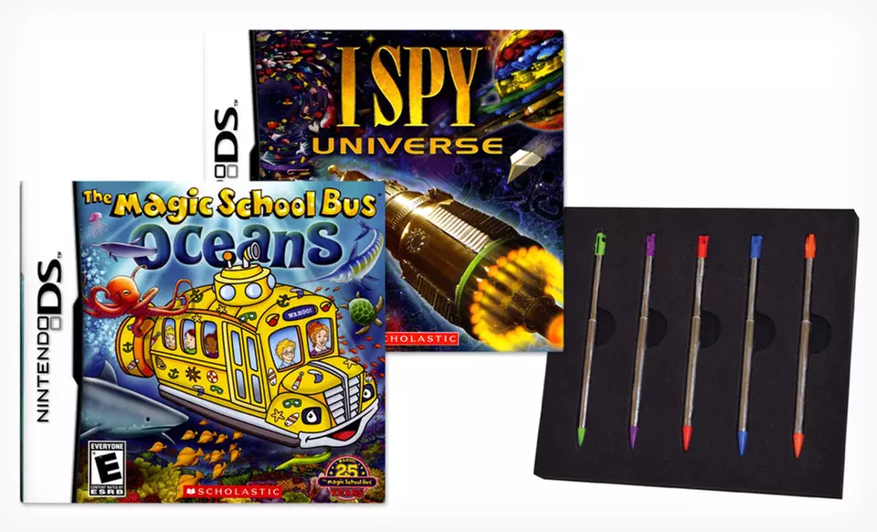 $19.99 for an I Spy Universe and Magic School Bus Bundle for Nintendo DS ($49.97 List Price). Free Shipping and Returns. - Primary Image