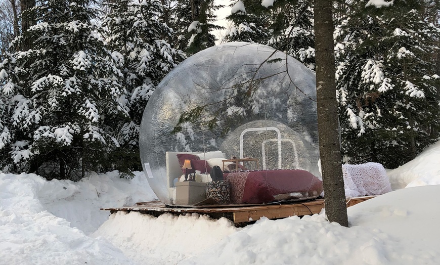 Image 3: Accommodation in a Bubble Tent