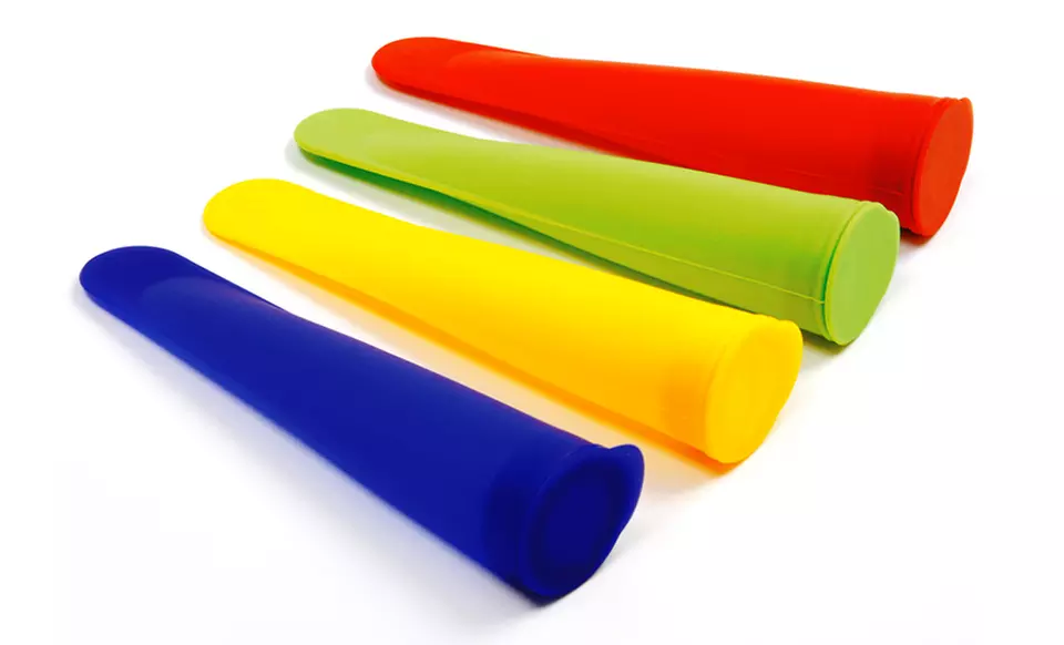 Set of 8 Silicone Ice Pop Makers - Second Medium