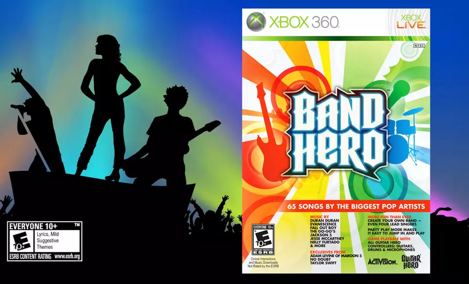$3.99 for Band Hero Featuring Taylor Swift for Xbox 360 ($29.99 List Price). Free Returns. - Primary Image