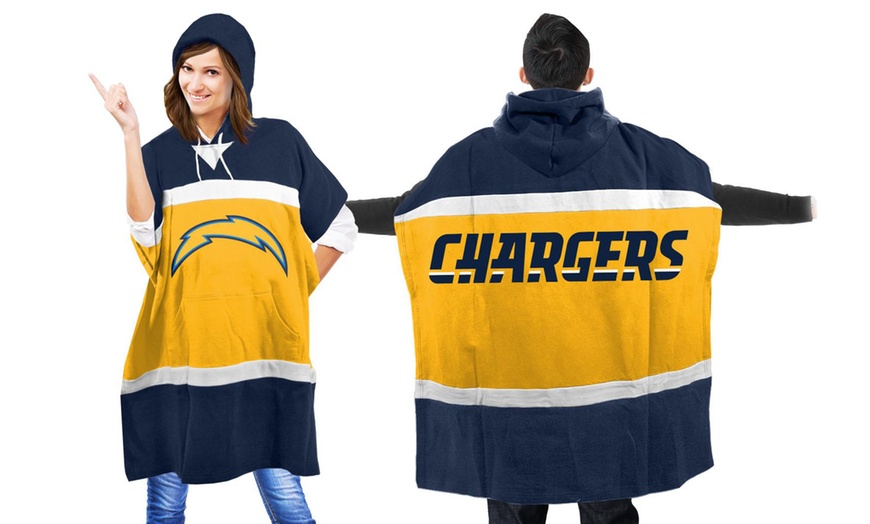 NFL Unisex Hoodie Poncho | Groupon Goods