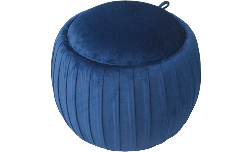 Image 2: Bubble Ottoman Stool with Storage