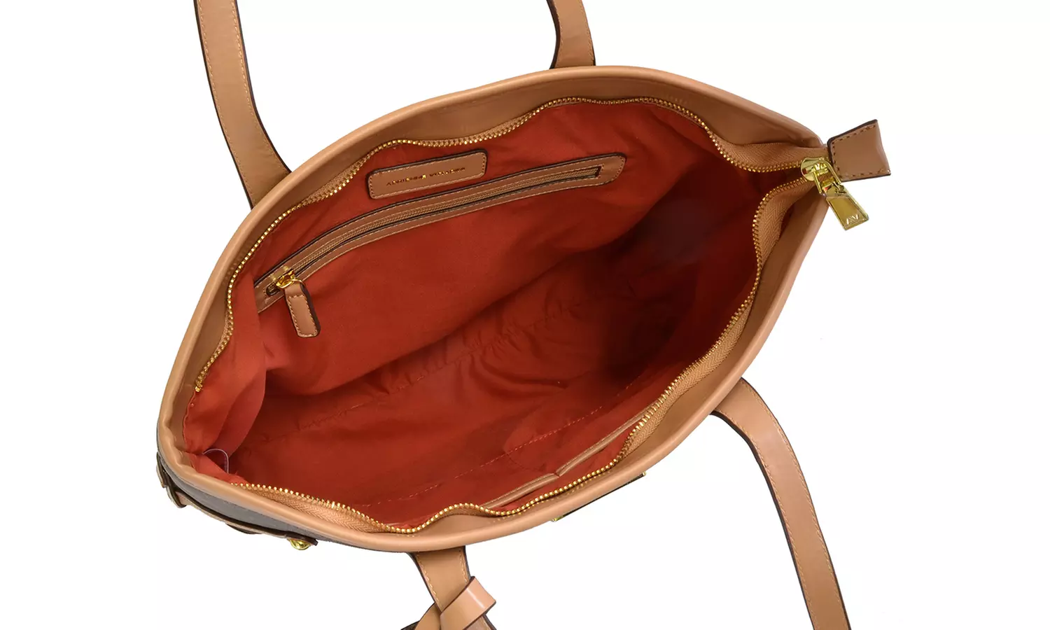 Adrienne Vittadini Signature Tote with Pouch - Second Medium