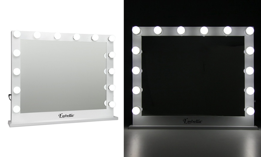 Image 10: Make-Up Mirror with LED lights