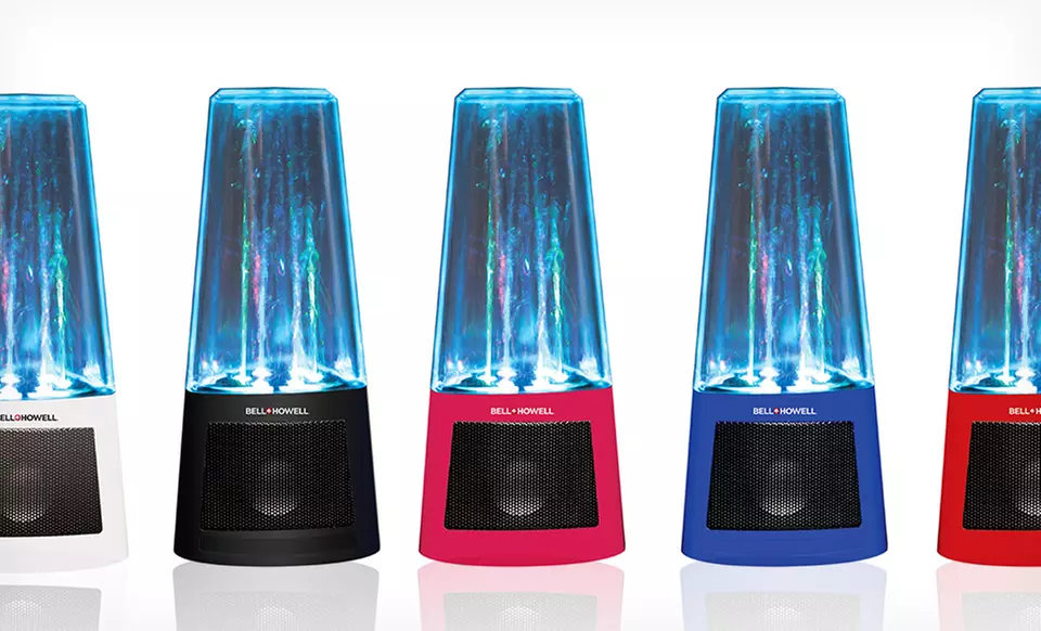 Bell+Howell Colorful LED Light Jumping Water-Fountain Speaker. Multiple Colors Available. Free Returns. - Primary Image