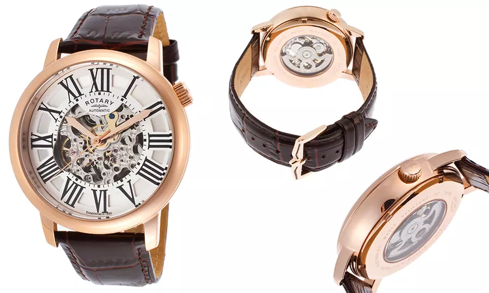 Rotary Men's Skeleton Watches - Second Medium