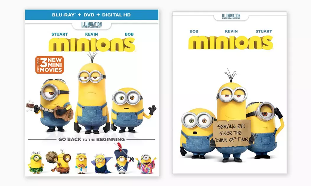 Minions Movie on Blu-ray or DVD (Pre-Order) - Primary Image