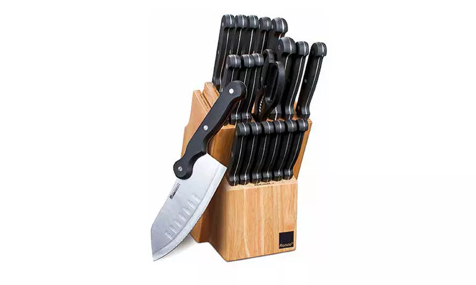Ronco Six Star Cutlery and Block Set (20-Piece) - Primary Image
