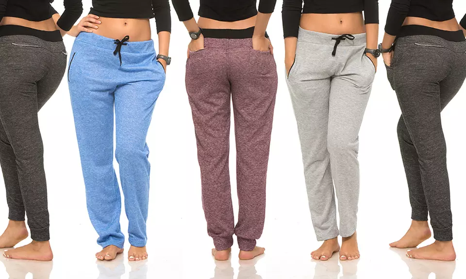 Women's Color-Contrast Joggers (5-Pack) - Primary Image