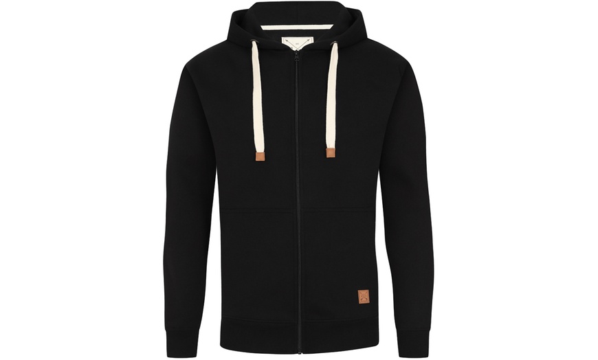 Image 4: Blu Apparel Men's Jenson Full Zip Hoodie