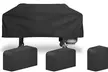 Heavy Duty Barbecue Gas Grill Cover Large Waterproof BBQ Cover UV Fade Resistant - Second Medium