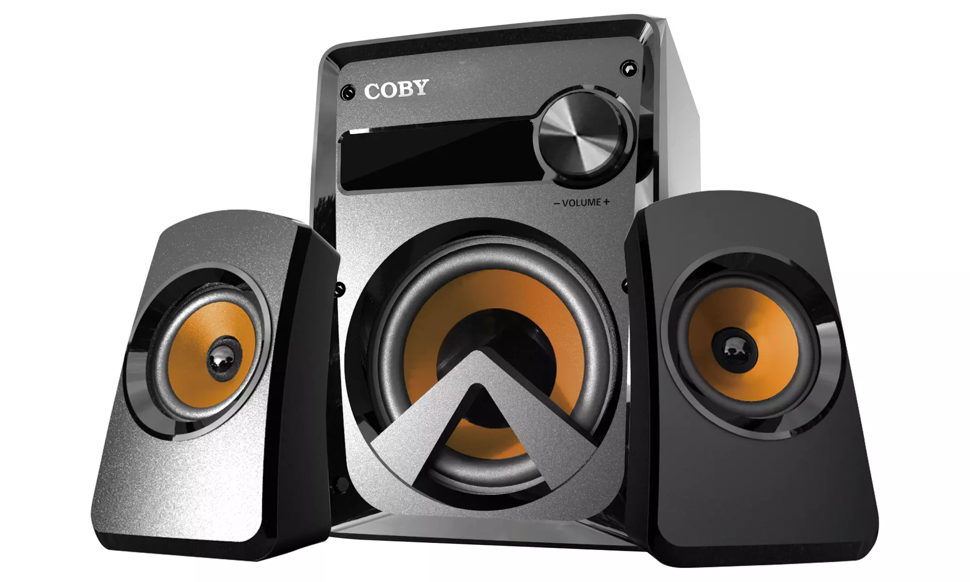 Coby 2.1-Channel Bluetooth Speaker System - Primary Image