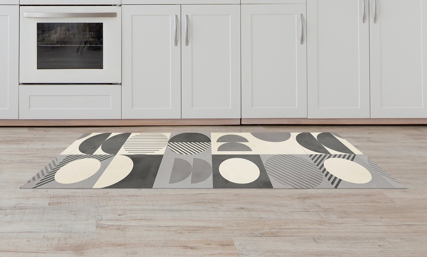 Image 10: Alfombra larga estampada de PVC con impresión digital