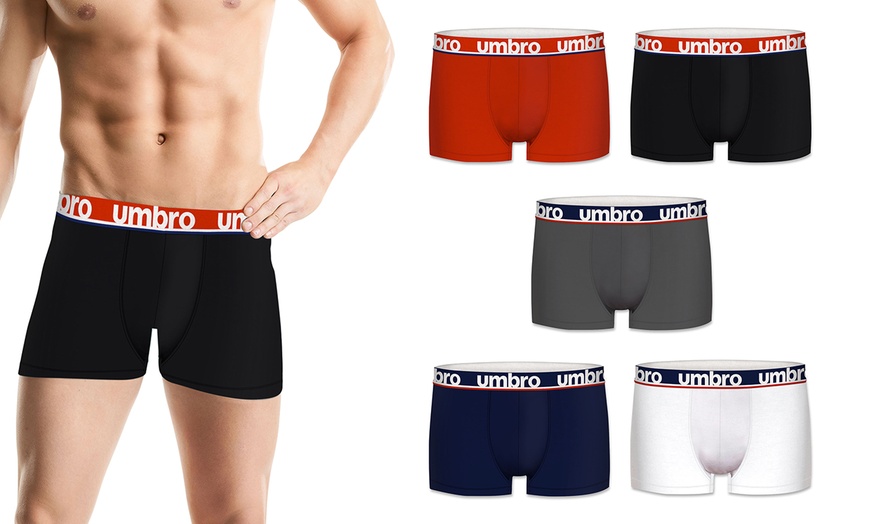 Image 1: Umbro Five-Pack of Men's Boxers