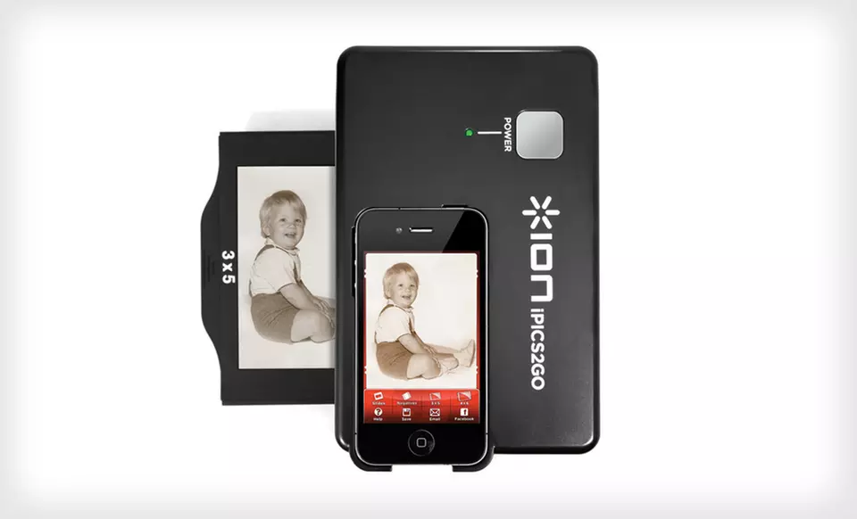 $29 for an Ion iPics 2 Go Photo, Slide, and Negative Scanner for iPhone ($59.99 List Price). Free Shipping and Returns. - Second Medium