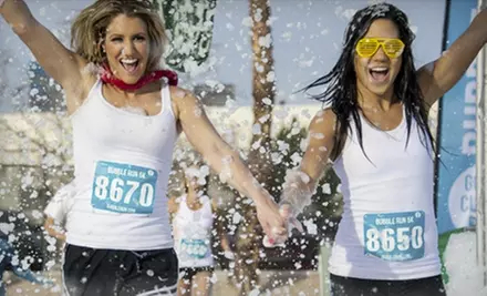 $24.99 for 5K-Race Entry from The Bubble Run on Saturday, May 25, at 9 a.m. (Up to $50 Value) - Primary Image