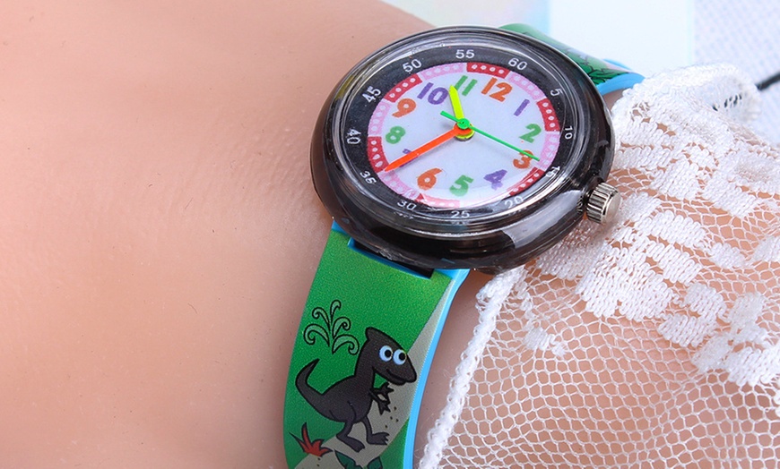 Image 4: Kids' Cartoon Jelly Watch