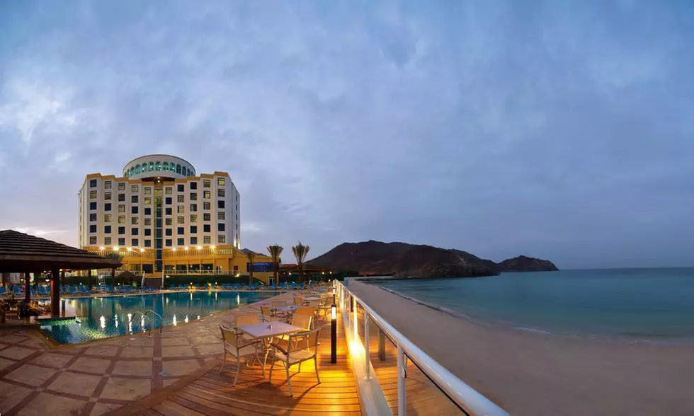Khor Fakkan: 1-Night for a Family of Four with Meal Options and Leisure Access at 4* Oceanic Khorfakkan Resort & Spa - Primary Image