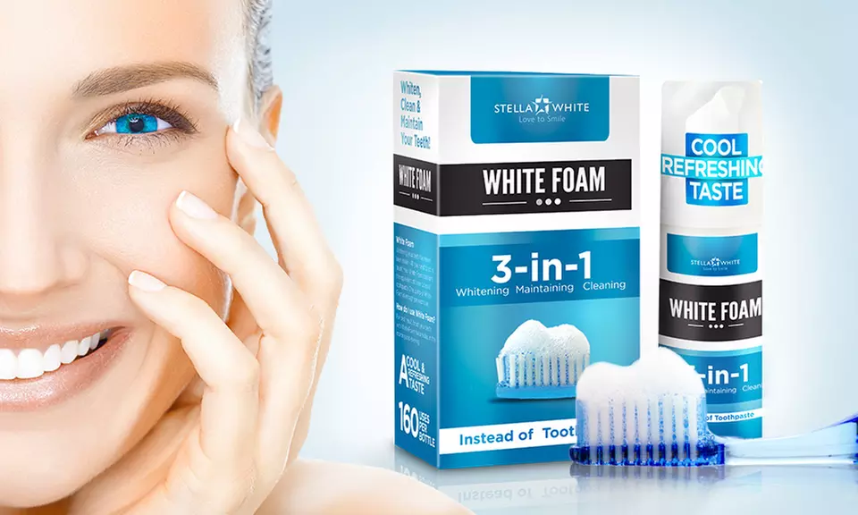 1x, 2x oder 5x Whitening-Schaum für die Zähne - Primary Image