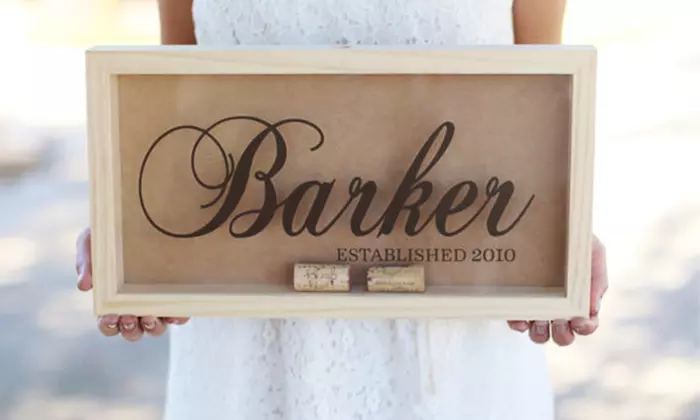Small, Medium, or Large Personalized Cork Keeper from Morgann Hill Designs (Half Off) - Second Medium