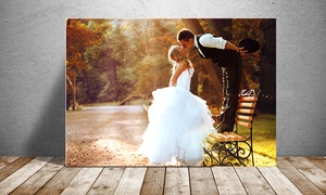 Up to 86% Off a Custom Photo Print on Metal with Shipping