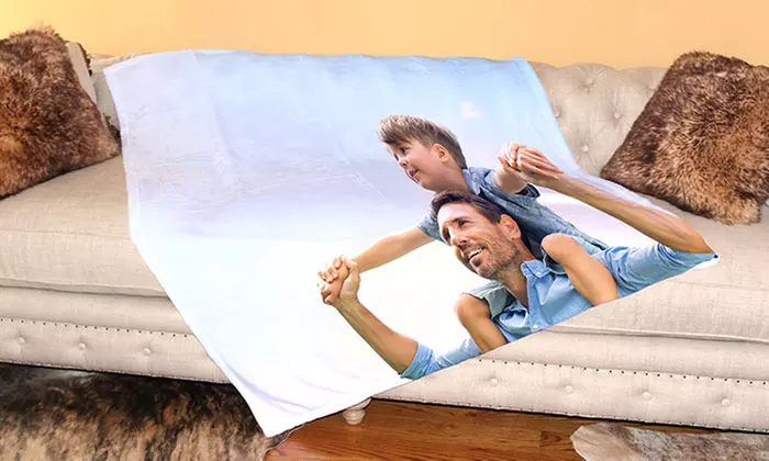Personalized Fleece Blankets from Ramco Lifestyles (Up to 79% Off). Six Options Available - Primary Image